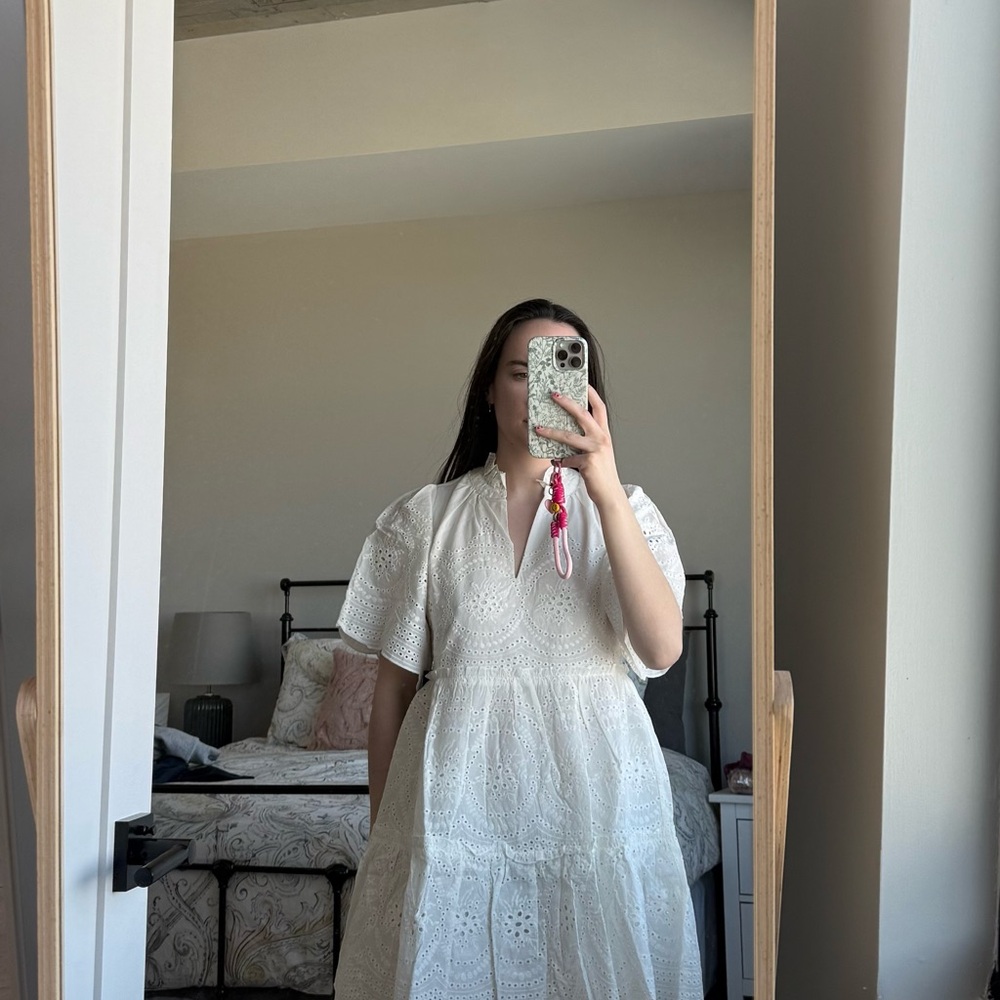 Tuckernuck White Eyelet Midi Dress